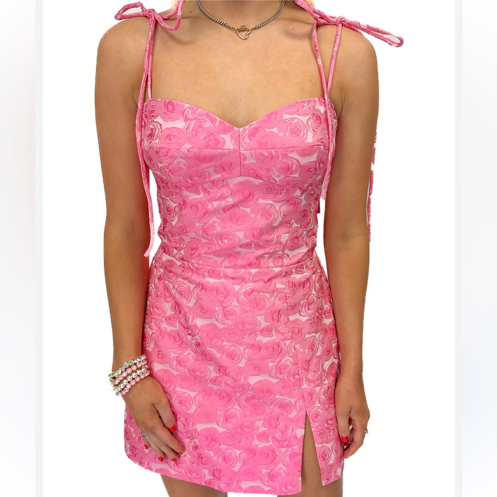 Amanda Uprichard Taylor Skort Romper Jacquard